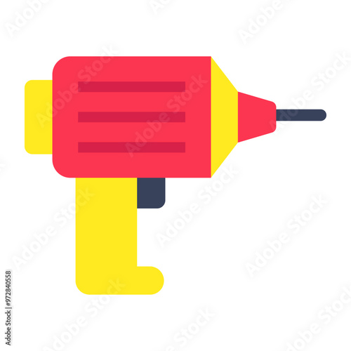 Creative design icon of drilling Machine 