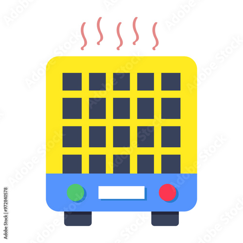 An icon design of heater