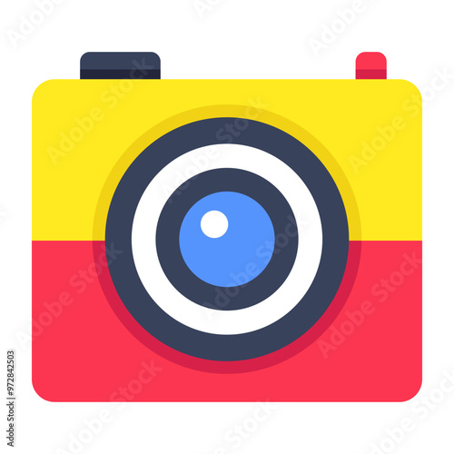 Perfect design icon of camera 