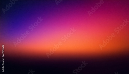 Grainy Gradient Background with dark Orange, Pink, and Purple Noise Texture 