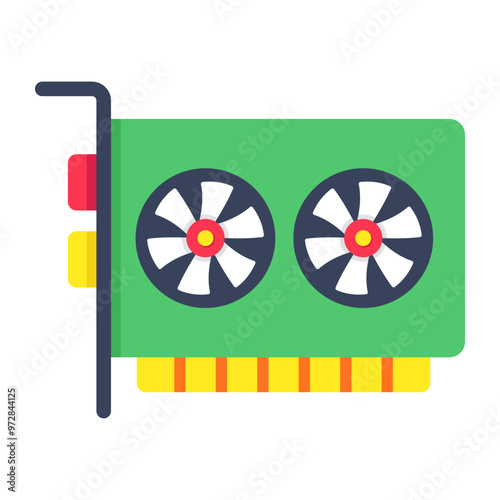 Premium download icon of graphic card 