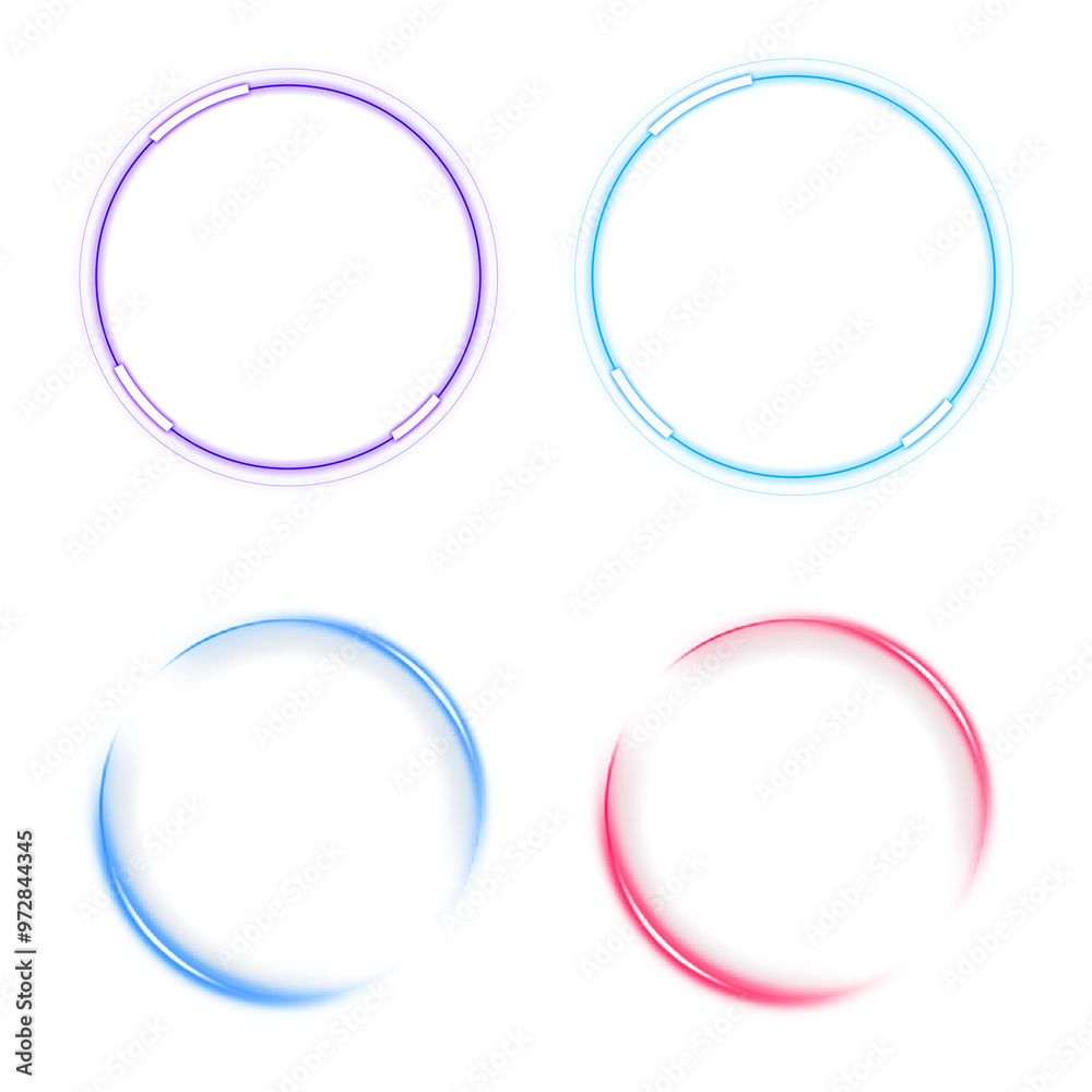 Future technology photosensitive circle Future technology photosensitive circle