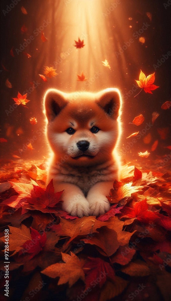 Obraz premium Akita Inu - Sheba