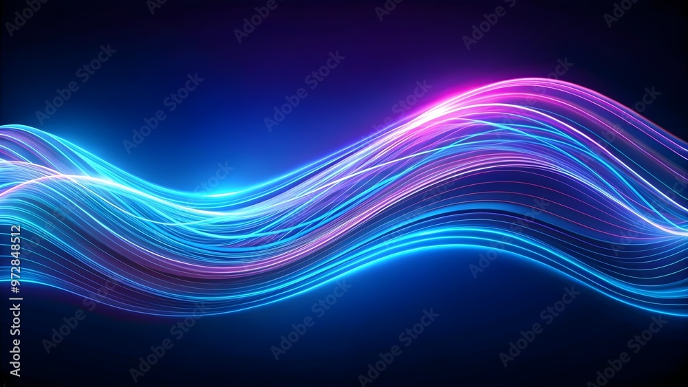 glowing wave and blue background, perfect for desktop and web glowing wave and blue background, perfect for desktop and web