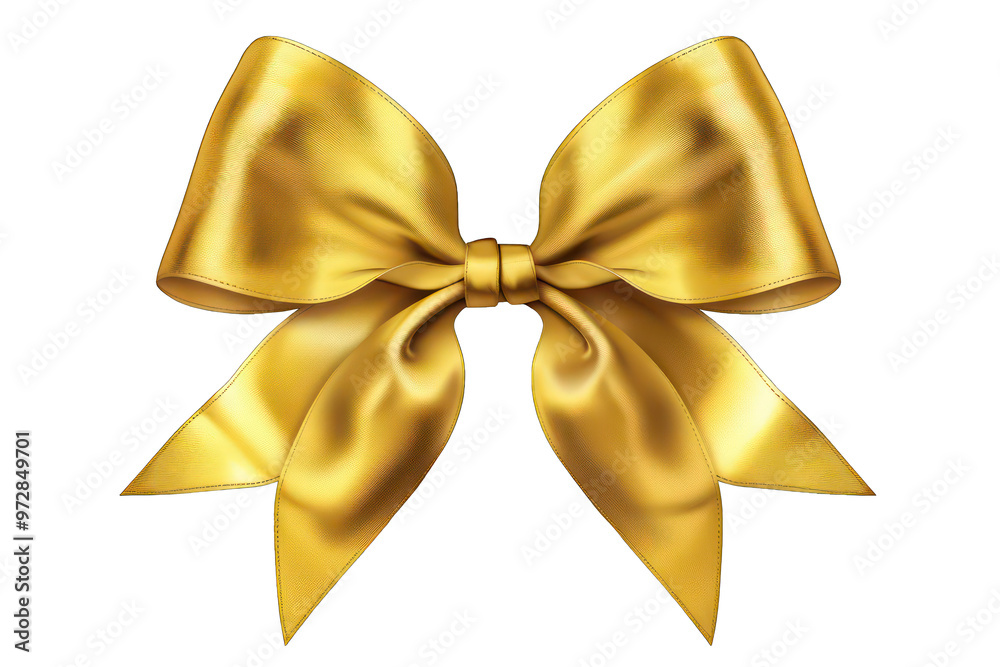 Gold Ribbon Bow Isolated on Transparent Background PNG Gold Ribbon Bow Isolated on Transparent Background PNG