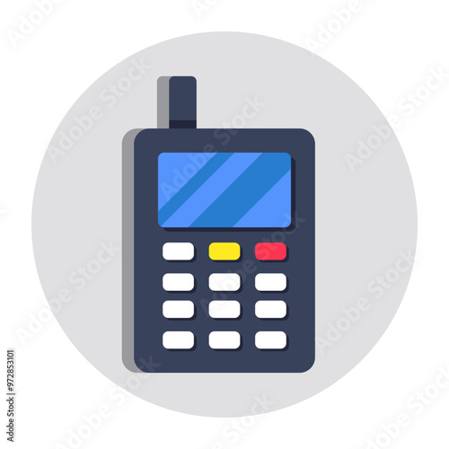 An icon design of walkie talkie 