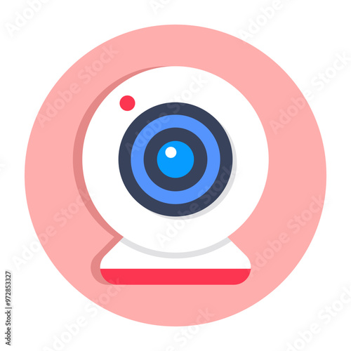 Premium design icon of webcam