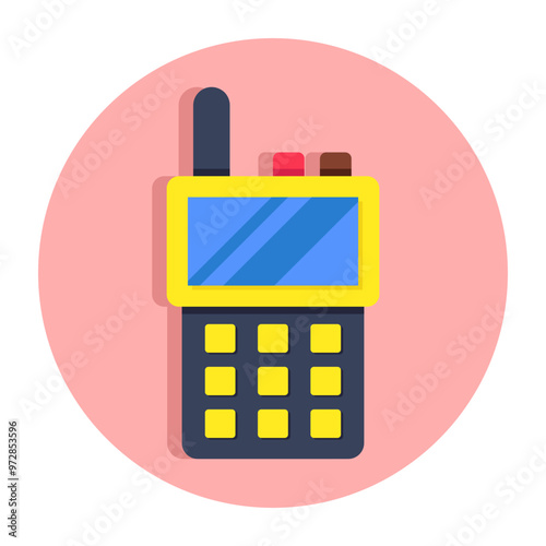 An icon design of walkie talkie 