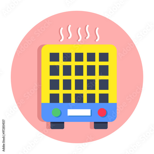 An icon design of heater