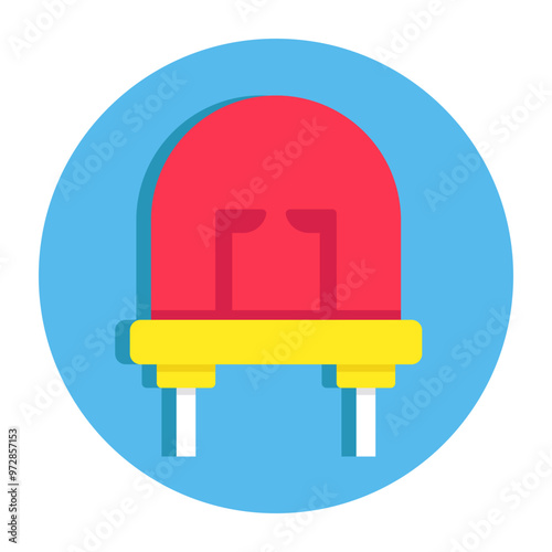 Creative design icon of capacitor