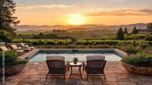 In the heart of Napa Valley, California, you will find this luxurious villa