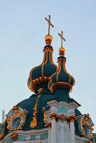 domes of orthodox church photo