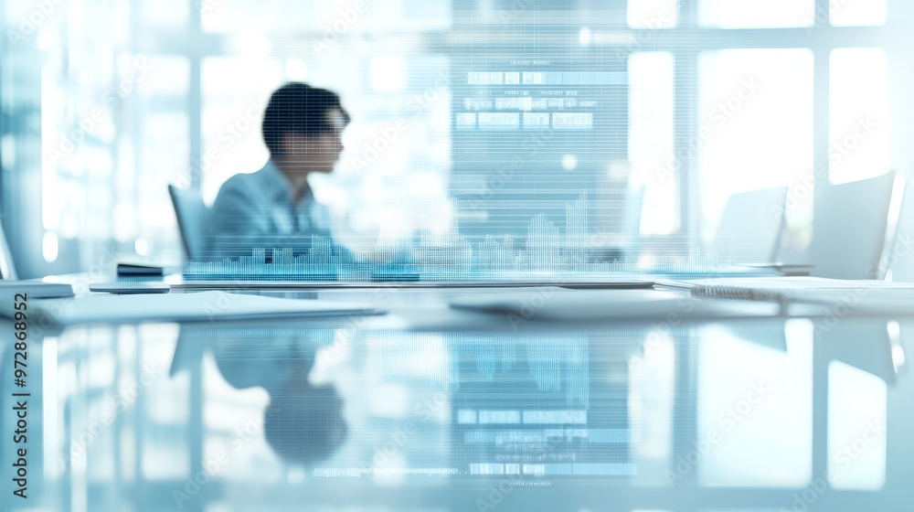 A hyper-realistic photo of a business leader in an executive office, discussing a detailed planning chart with a focus on strategic choices and impacts. The leader demonstrates authoritative judgment A hyper-realistic photo of a business leader in an executive office, discussing a detailed planning chart with a focus on strategic choices and impacts. The leader demonstrates authoritative judgment