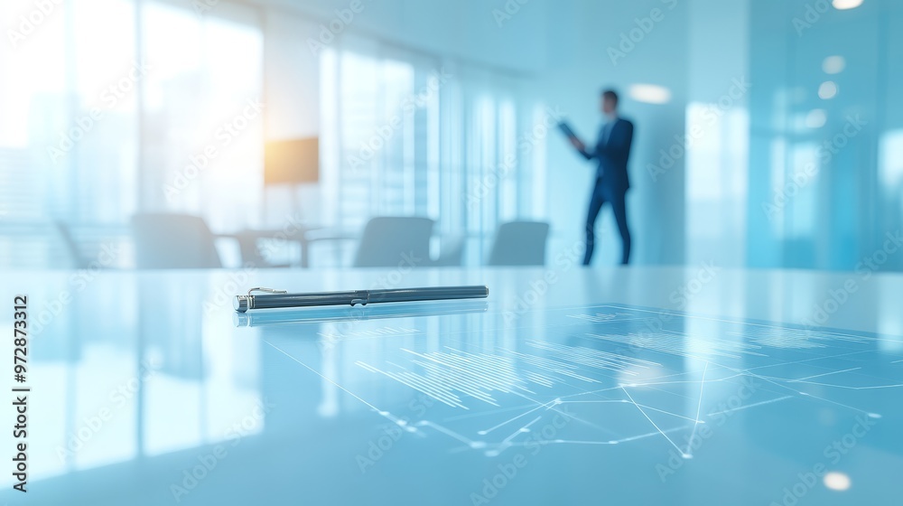 A hyper-realistic photo of a business leader in a conference room, using a planning chart to make strategic choices. The leader s authority and judgment are emphasized as they focus on the impact and A hyper-realistic photo of a business leader in a conference room, using a planning chart to make strategic choices. The leader s authority and judgment are emphasized as they focus on the impact and
