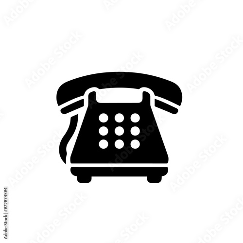 telephone icon. Phone icon.