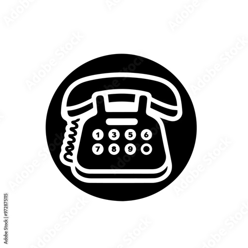 telephone icon. Phone icon.