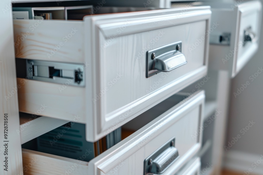File cabinet with drawers for documents paper data File cabinet with drawers for documents paper data