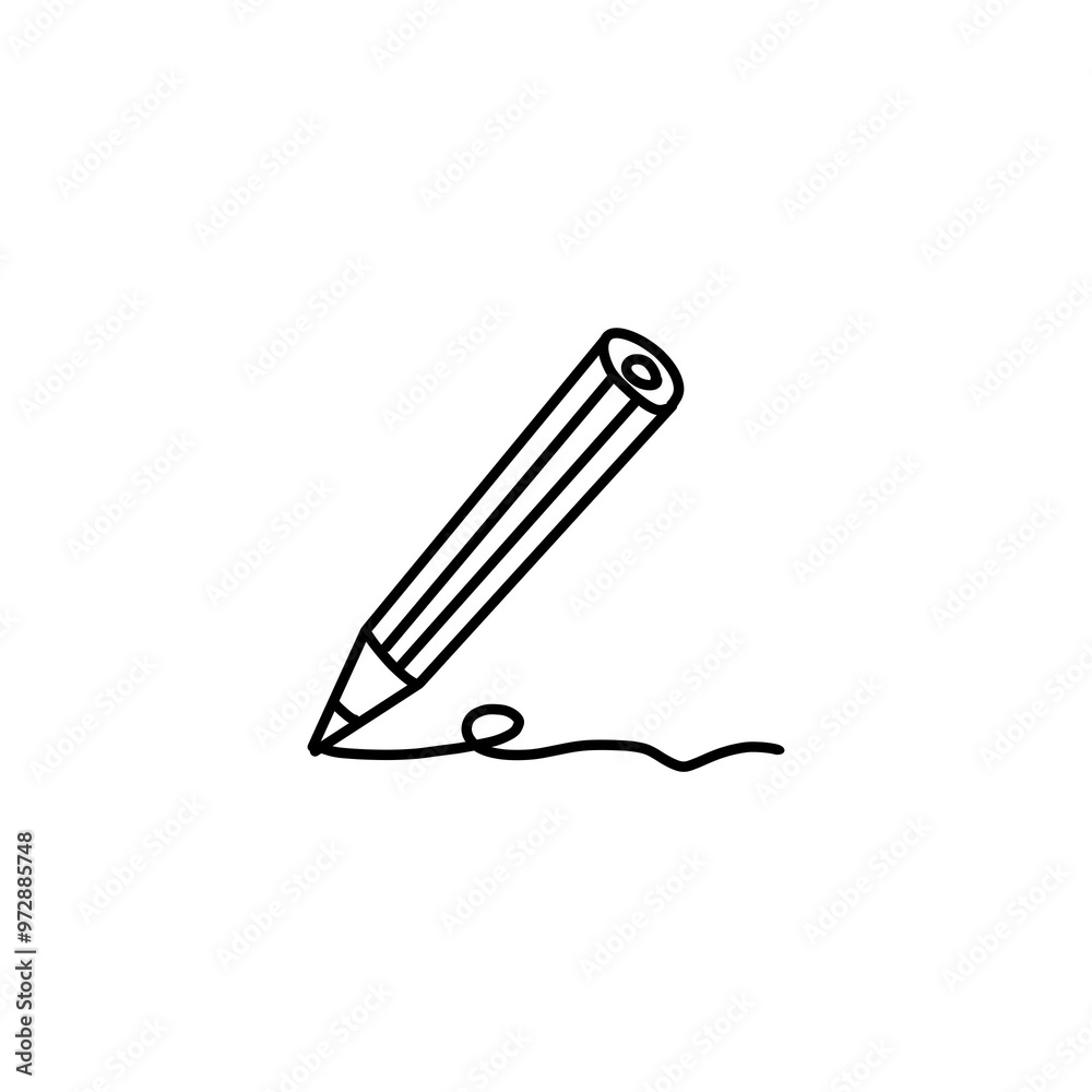 Obraz premium Pencil icon