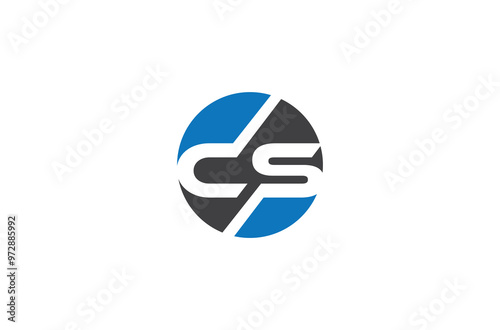 CS Letter Logo, letter cs logo design vector template, monogram logo, CS logo letter initial,
