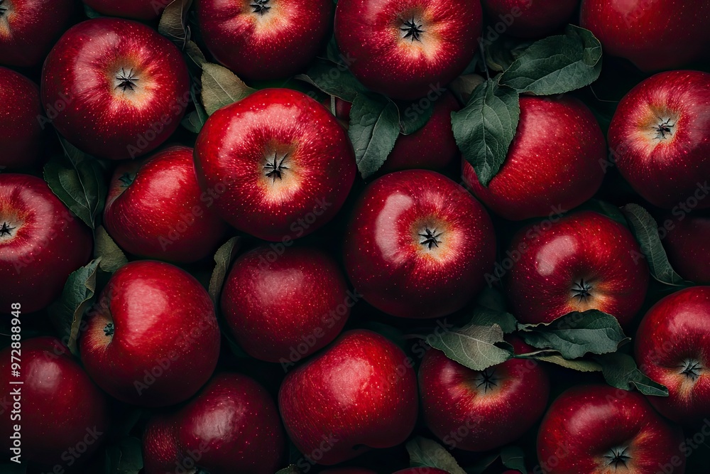 Lots of red apples. Tasty and juicy. Background of apples. High quality photo, ai Lots of red apples. Tasty and juicy. Background of apples. High quality photo, ai