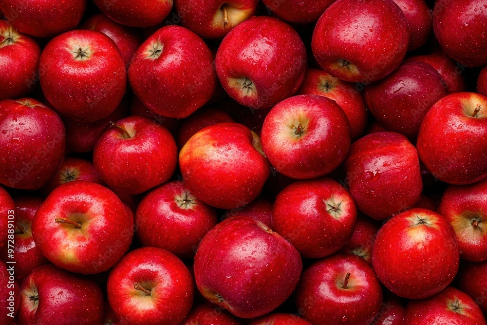 Lots of red apples. Tasty and juicy. Background of apples. High quality photo, ai Lots of red apples. Tasty and juicy. Background of apples. High quality photo, ai