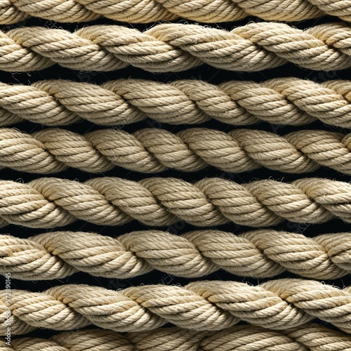 A tight shot of a rope against a dark backdrop, ideal for use in product designs or as a simple design element