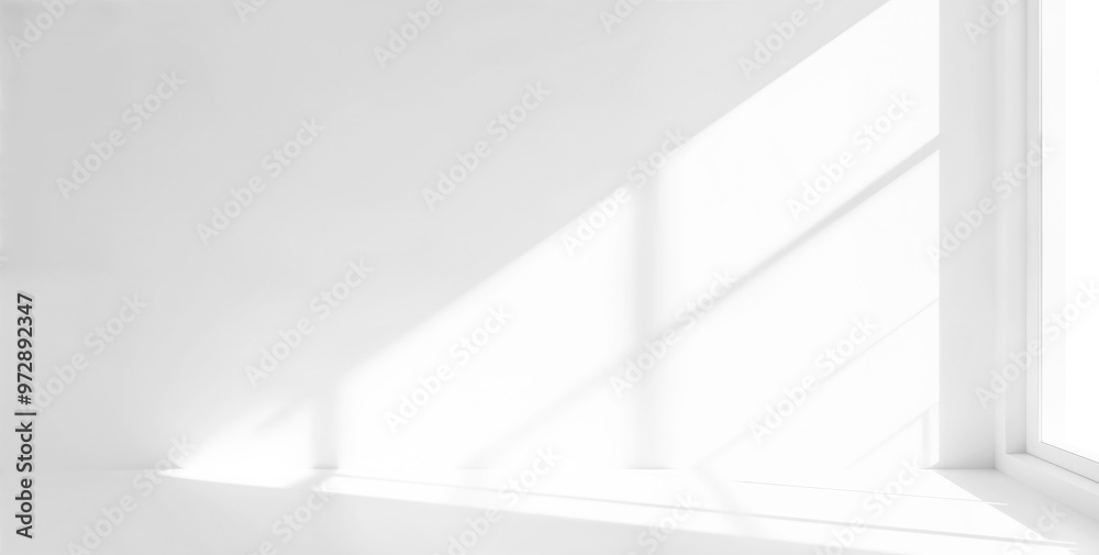 Window Shadow Overlay Effect, Isolated on Transparent Background: Soft Sunlight for Realistic Mockups and Design Projects. Natural Light Overlay & Minimalist Design