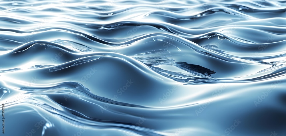 Captivating close-up of shimmering water waves, showcasing natural beauty and tranquility in a serene aquatic environment. Captivating close-up of shimmering water waves, showcasing natural beauty and tranquility in a serene aquatic environment.