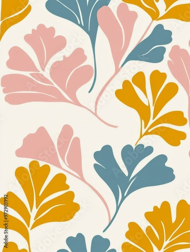 seamless floral minimalist, pastel color, pattern style --chaos 30 --ar 3:4 --weird 500 --v 6.1 Job ID: 73ba625b-67ef-4365-94b9-f62944c470d5
