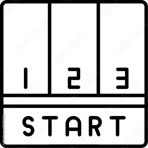 Track and Field Icon