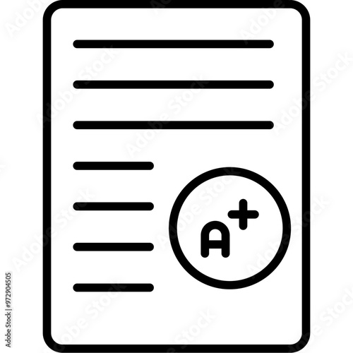 Report Card Icon
