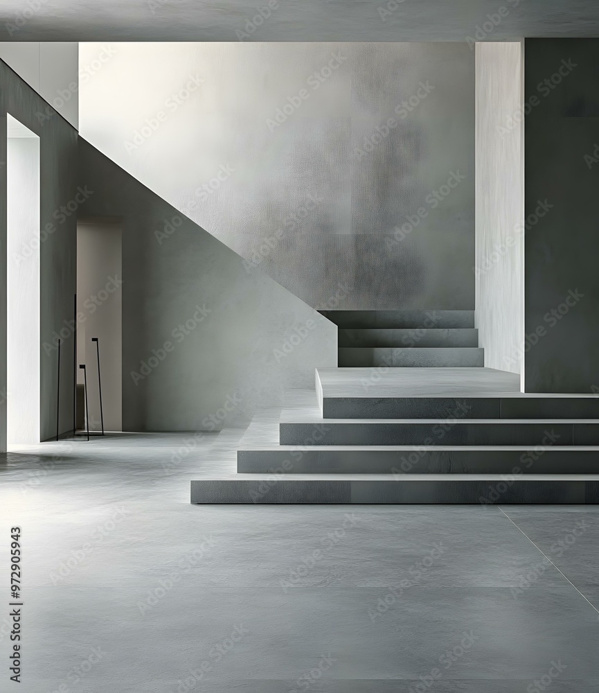 Minimalist Concrete Staircase Interior Design Minimalist Concrete Staircase Interior Design
