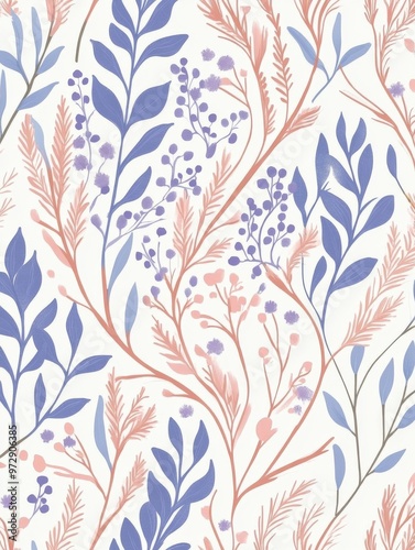 seamless floral minimalist, pastel color, pattern style --chaos 30 --ar 3:4 --weird 500 --v 6.1 Job ID: 9ec80c85-44fc-4582-93b6-3dbc931d2569