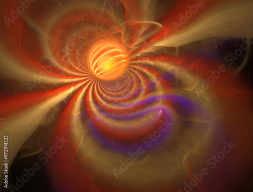 Imaginatory fractal abstract background Image