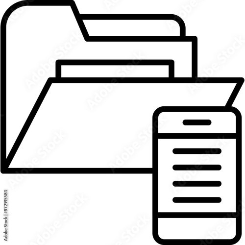 Phone Directory Folder Icon