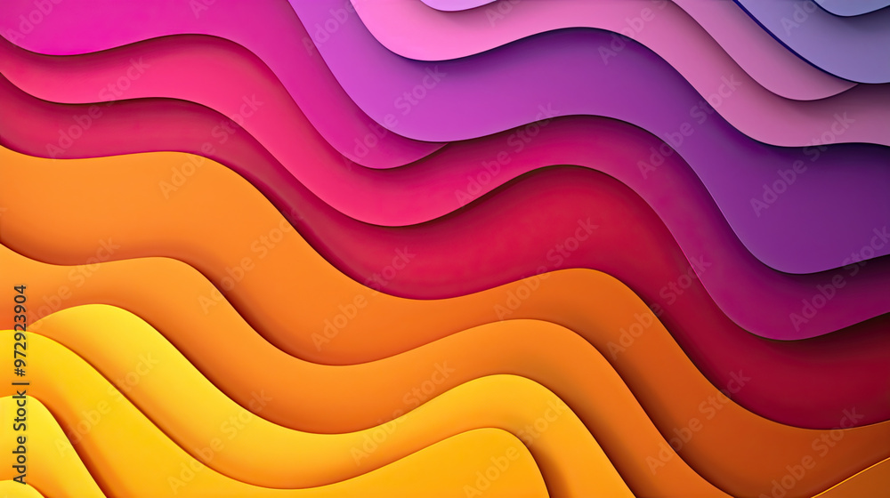 Colorful 3D abstract background with waves and lines Colorful 3D abstract background with waves and lines