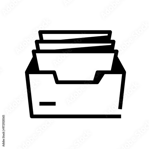 drawer with file inside out