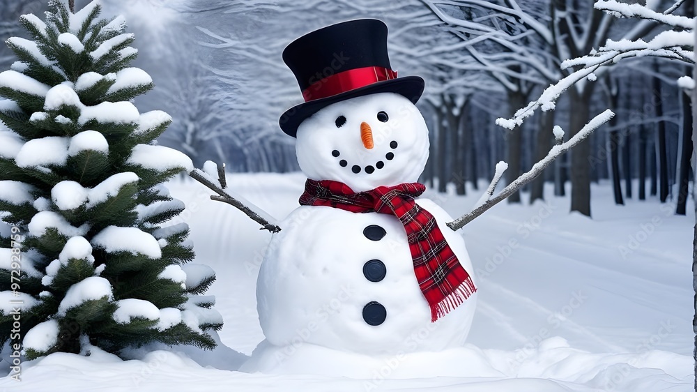 Fototapeta premium Snowman