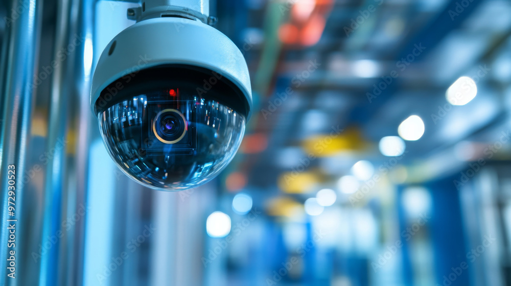 Sensors and cameras monitoring industrial automation systems Sensors and cameras monitoring industrial automation systems