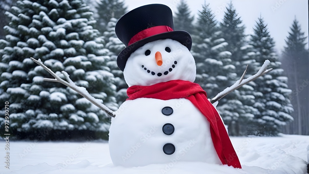 Fototapeta premium Snowman
