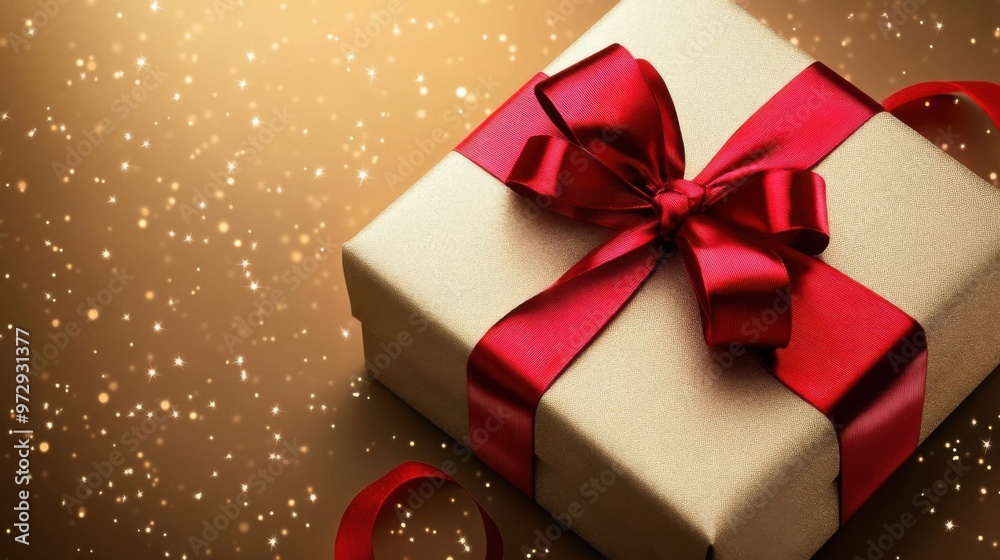 Obraz premium A Gift box Design Background.