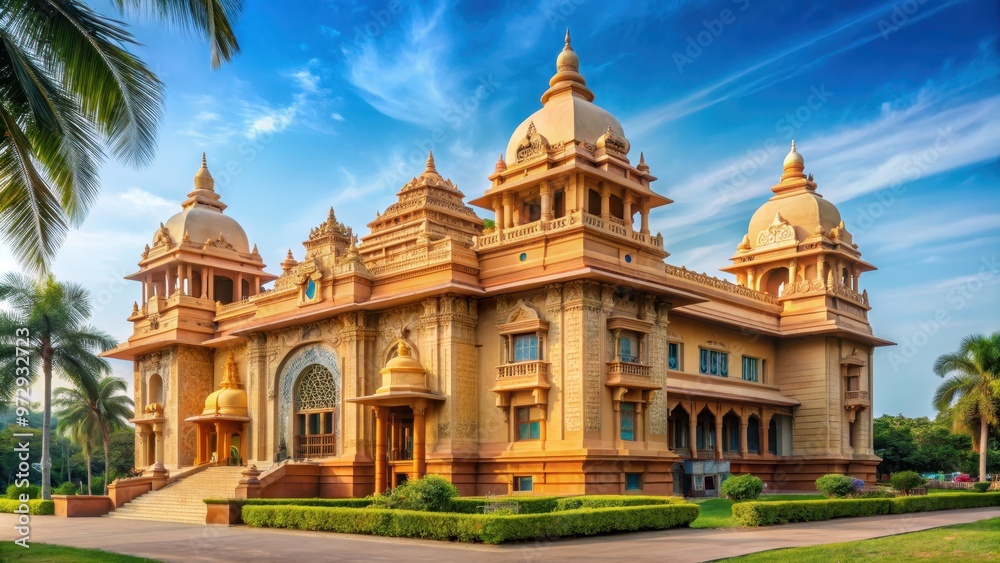 Fototapeta premium Historical Sri Ramakrishna Math building in Chennai, Tamil Nadu, India, historical, architecture, landmark