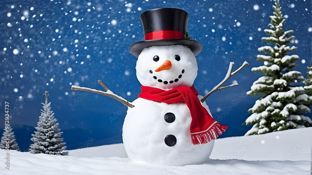 Fototapeta premium snowman