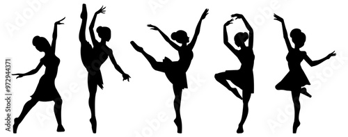 woman ballerina dancer silhouette