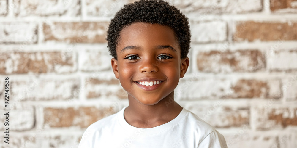 Black teenager boy on a studio background Black teenager boy on a studio background