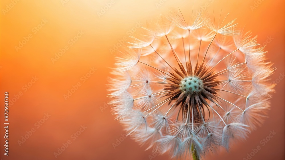 Macro close up of dandelion in peach fuzz color theme, dandelion, macro, close up, peach, fuzz, plant, flower, nature, soft Macro close up of dandelion in peach fuzz color theme, dandelion, macro, close up, peach, fuzz, plant, flower, nature, soft