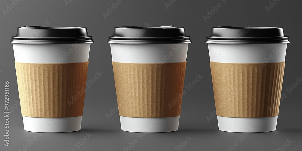 custom made wallpaper toronto digitalPhoto of a hot coffee in a paper cup