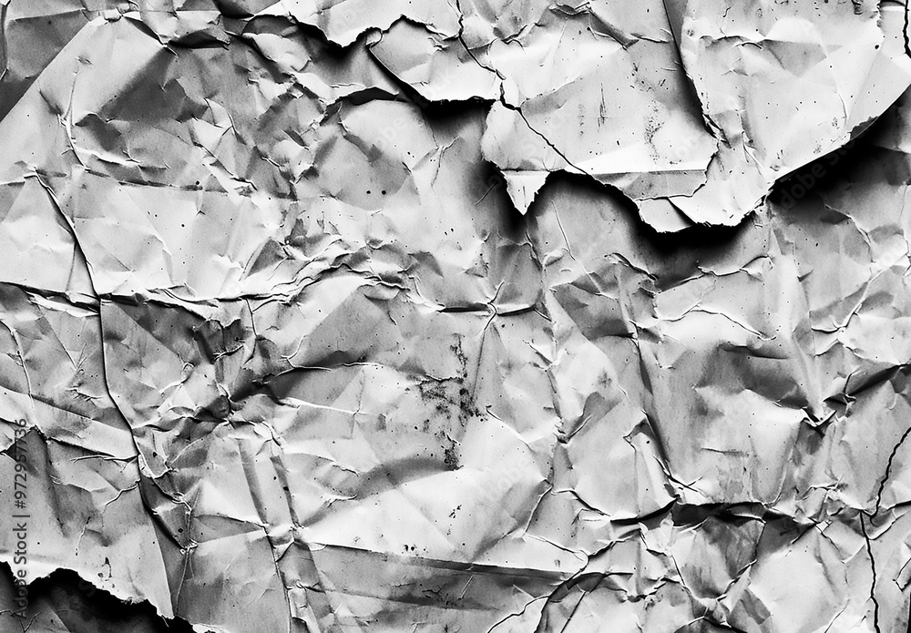 Grey plaster facade house wall with dark cracks Grey plaster facade house wall with dark cracks
