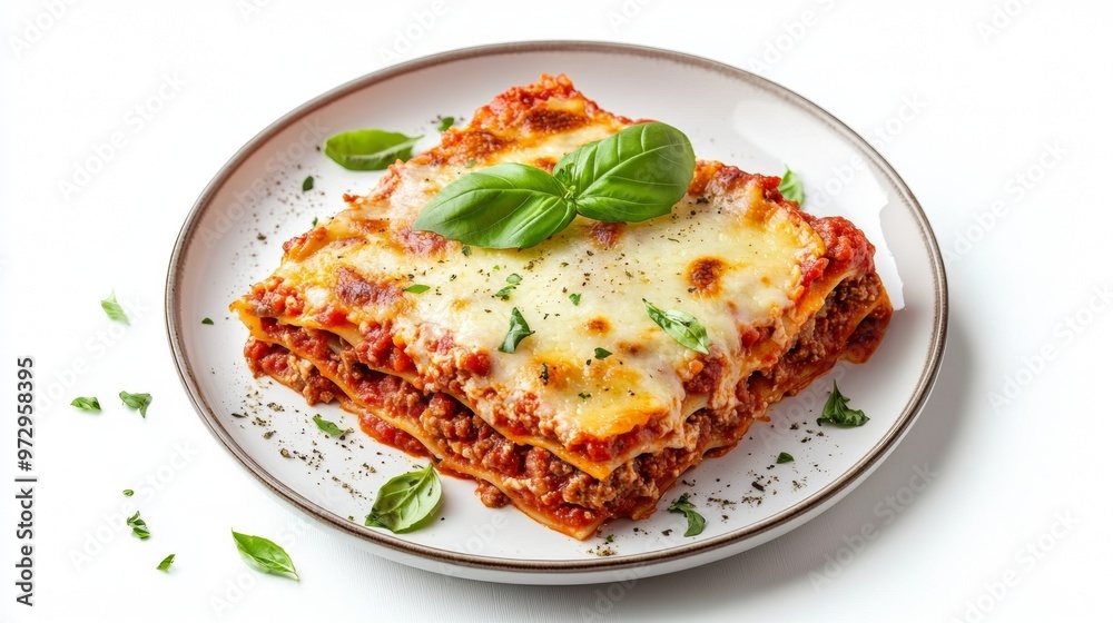 Lasagna with Meat Sauce and Cheese Lasagna with Meat Sauce and Cheese