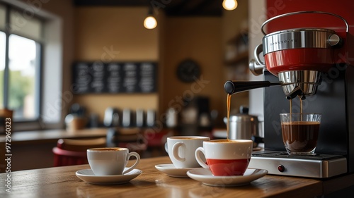 coffee in a cafe photo